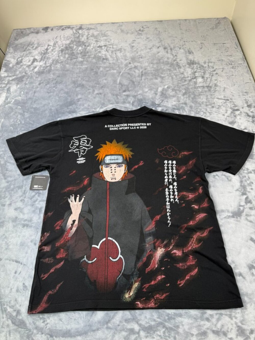 DARC SPORT X NARUTO X PAIN “INFERNAL PAIN” SHIRT - MEDIUM